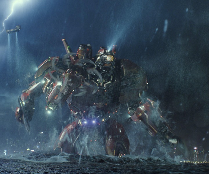 The Jaegers of del Toro's <em>Pacific Rim</em> are inspired by the <em>mecha</em> tradition in Japanese cinema.