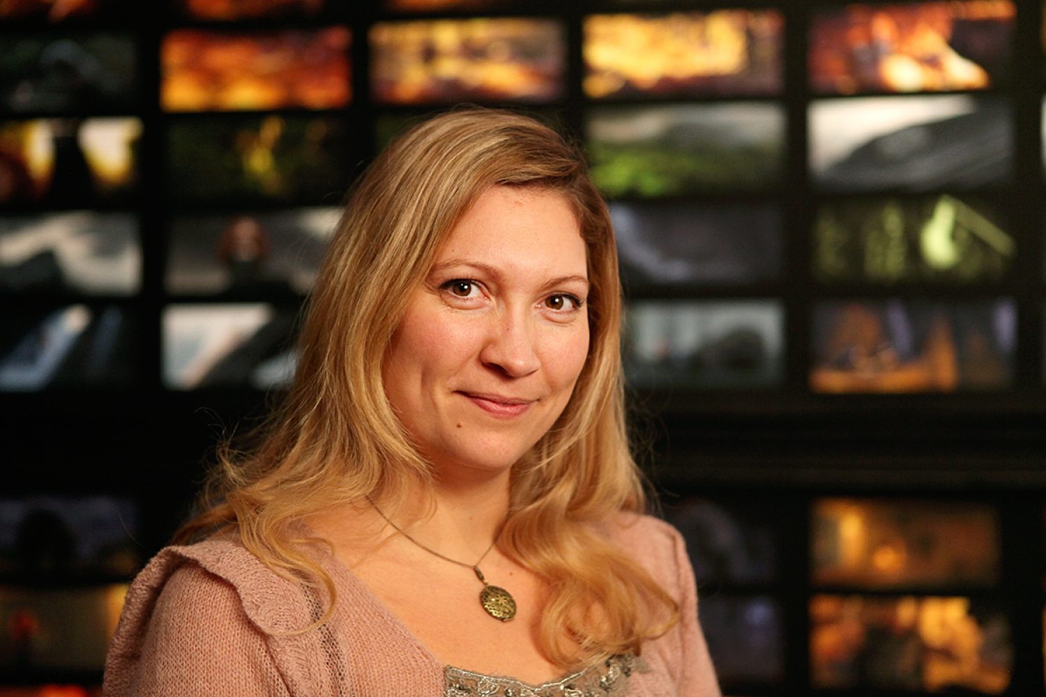 Tanja Krampfert has her photo taken on January 10, 2012 at Pixar Animation Studios in Emeryville, Calif. (Photo by Deborah Coleman / Pixar)