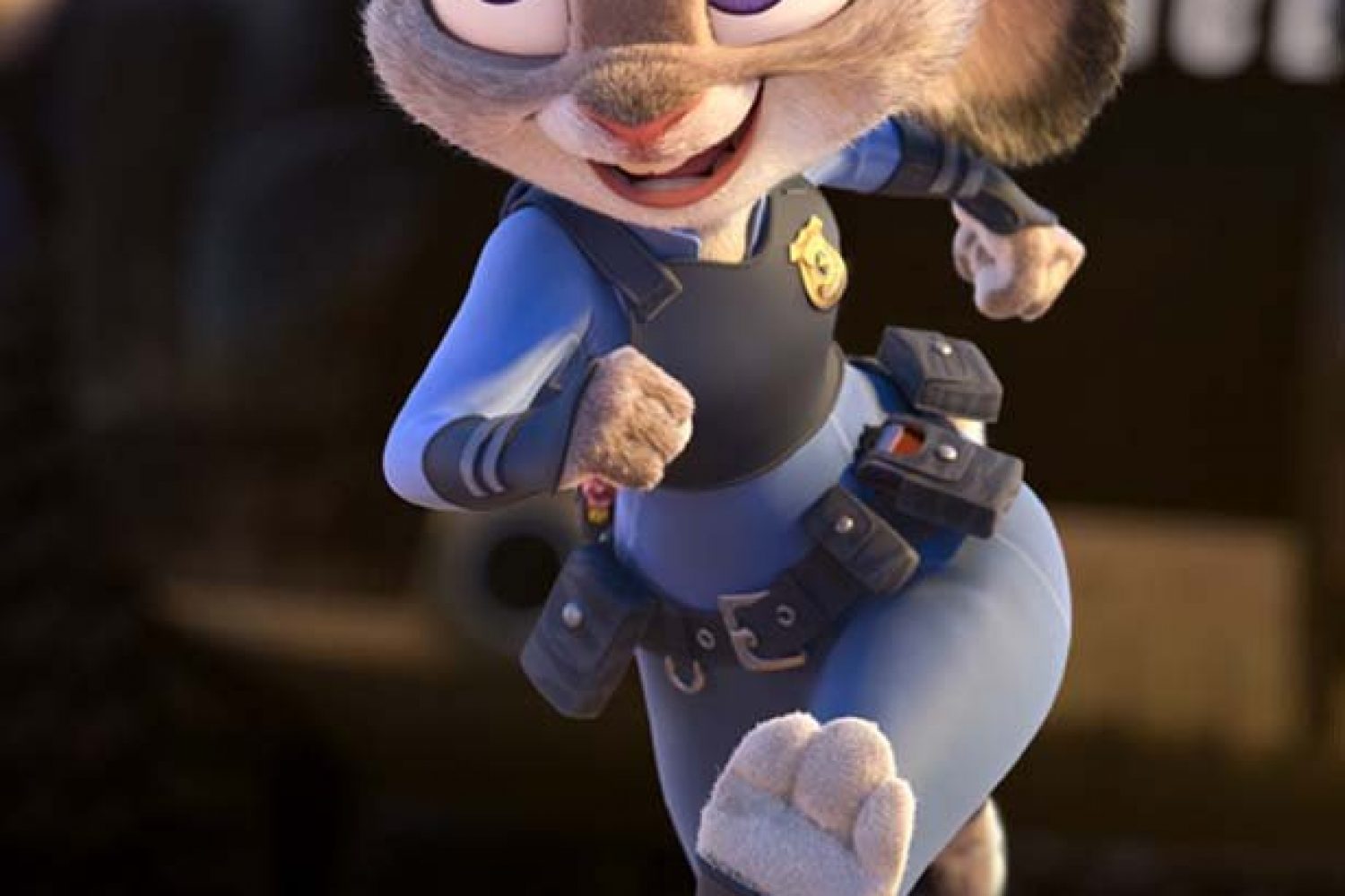 ZOOTOPIA ??OFFICER HOPPS -- Judy Hopps (voice of Ginnifer Goodwin) believes anyone can be anything. Being the first bunny on a police force of big, tough animals isn't easy, but Hopps is determined to prove herself. Featuring score by Oscar?-winning composer Michael Giacchino, and an all-new original song, "Try Everything," performed by Grammy? winner Shakira, Walt Disney Animation Studios' "Zootopia" opens in U.S. theaters on March 4, 2016. ?2015 Disney. All Rights Reserved.