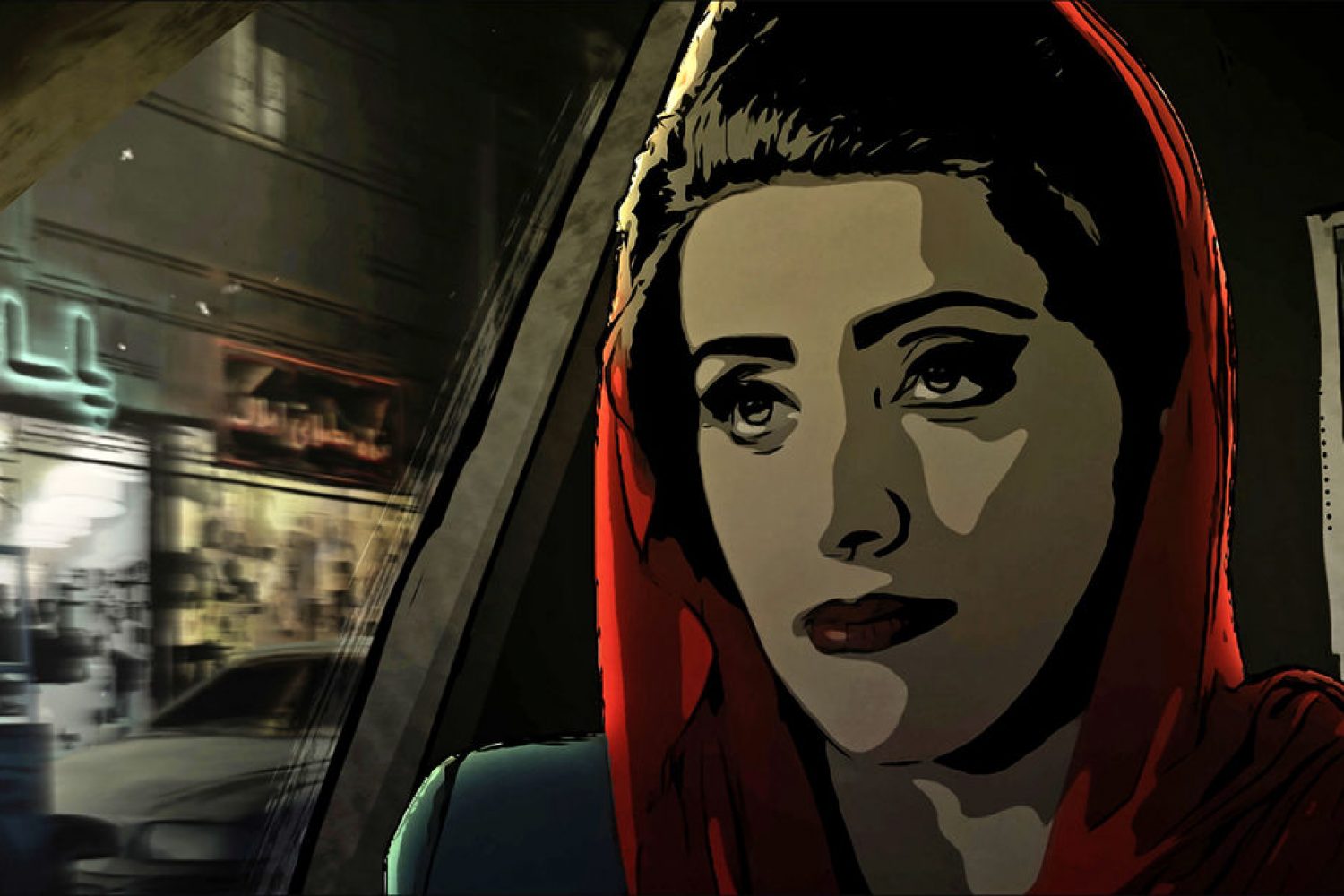 Pari in a Taxi *** Local Caption *** Teheran Tabu (OmeU), Tehran Taboo, Ali Soozandeh, D/A, 2017, V'17, Spielfilme