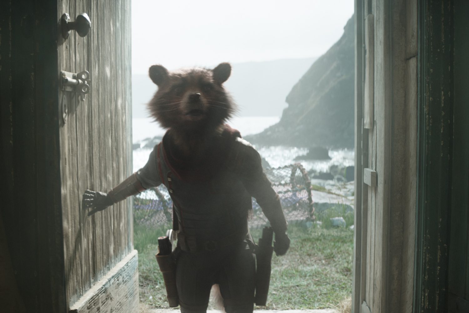 Marvel Studios' AVENGERS: ENDGAME..Rocket (voiced by Bradley Cooper)..Photo: Film Frame..©Marvel Studios 2019