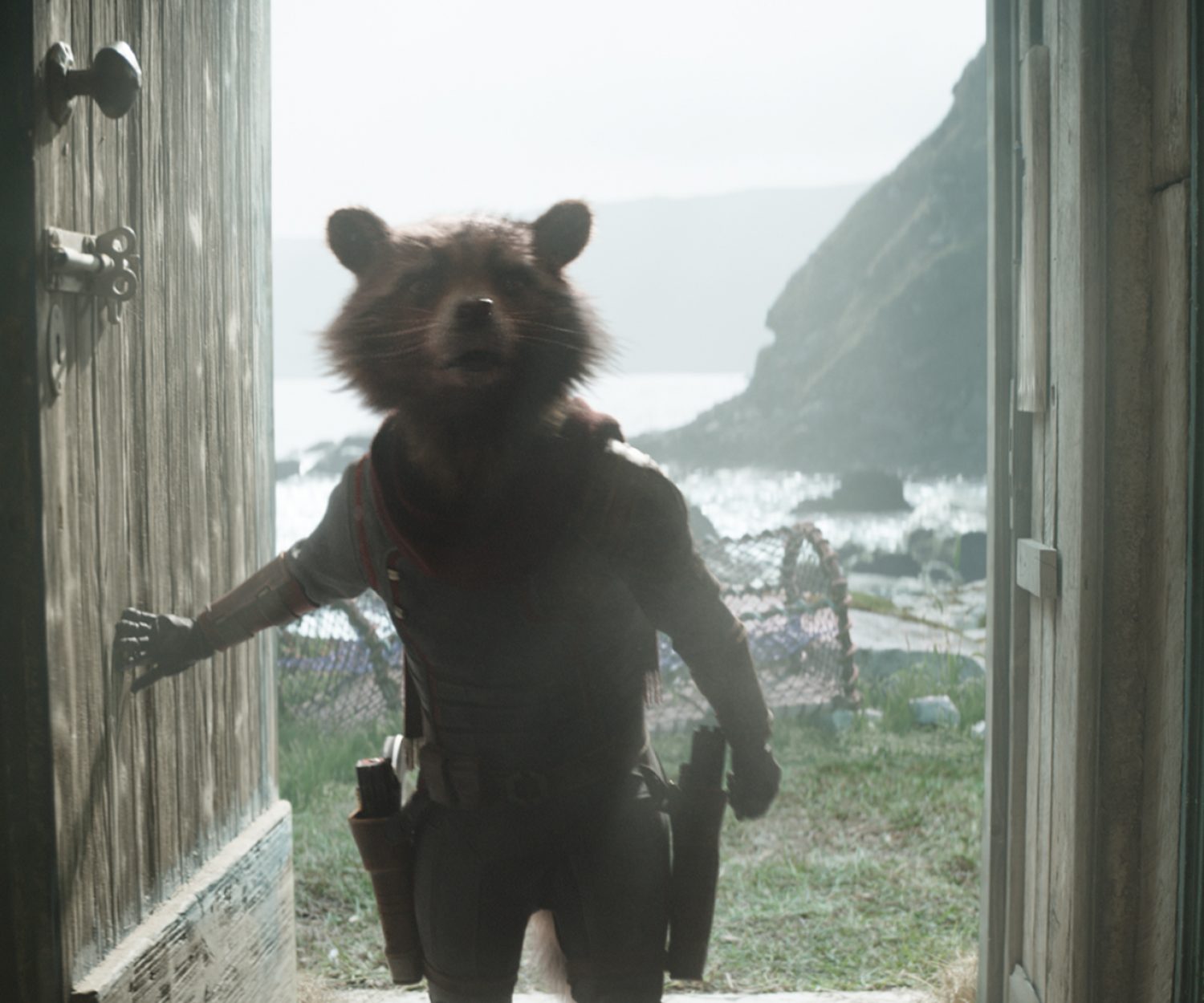 Marvel Studios' AVENGERS: ENDGAME..Rocket (voiced by Bradley Cooper)..Photo: Film Frame..©Marvel Studios 2019
