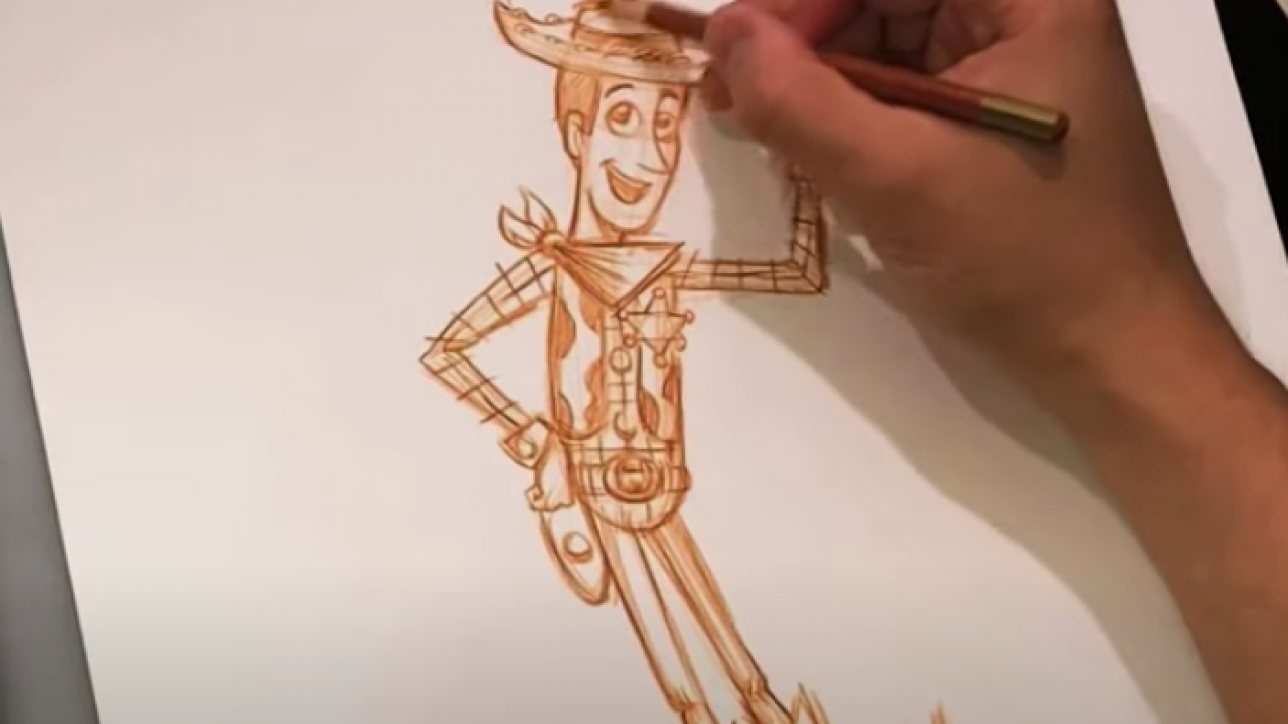 How to Draw Woody from Toy Story | INDAC