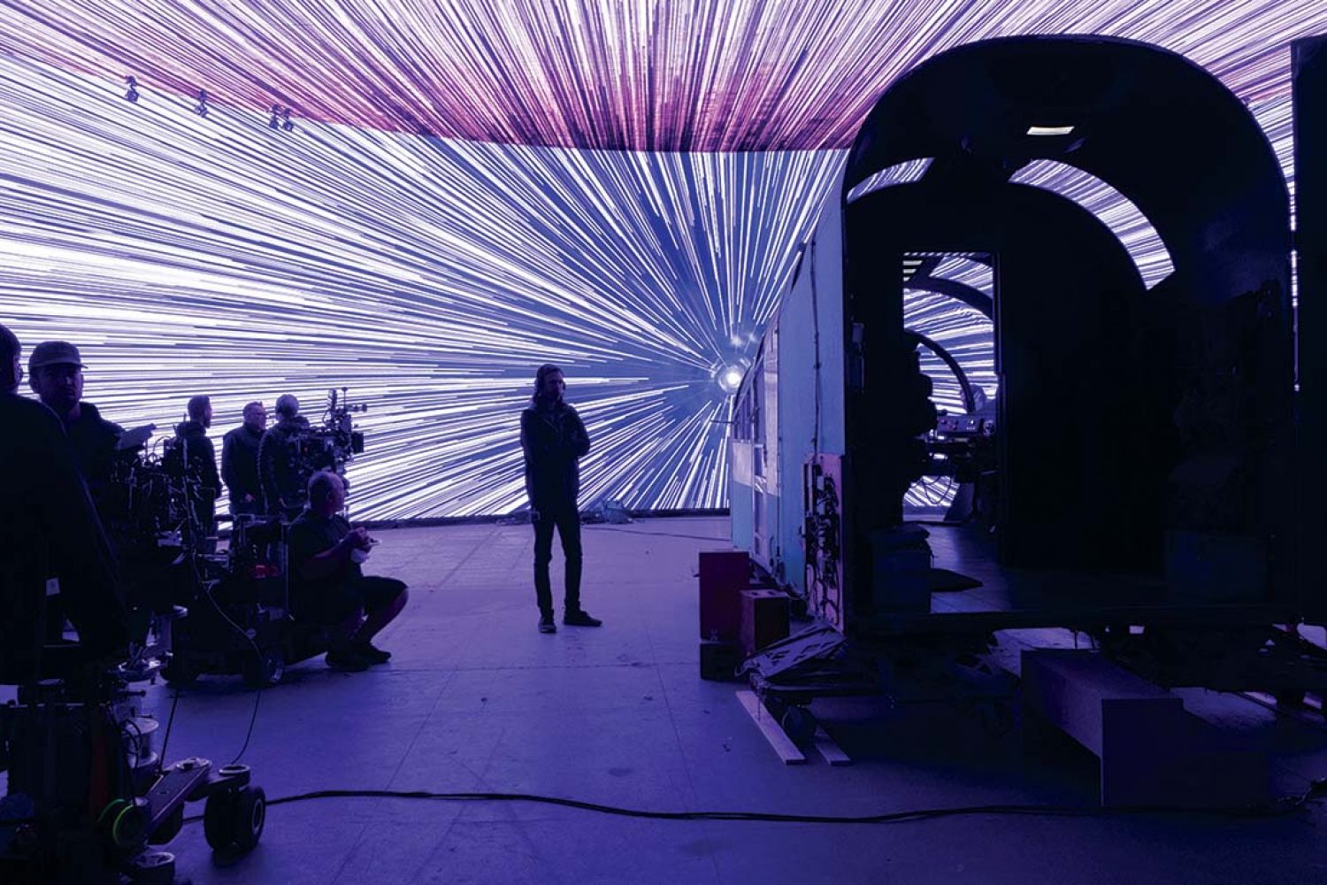 On the set of THE MANDALORIAN