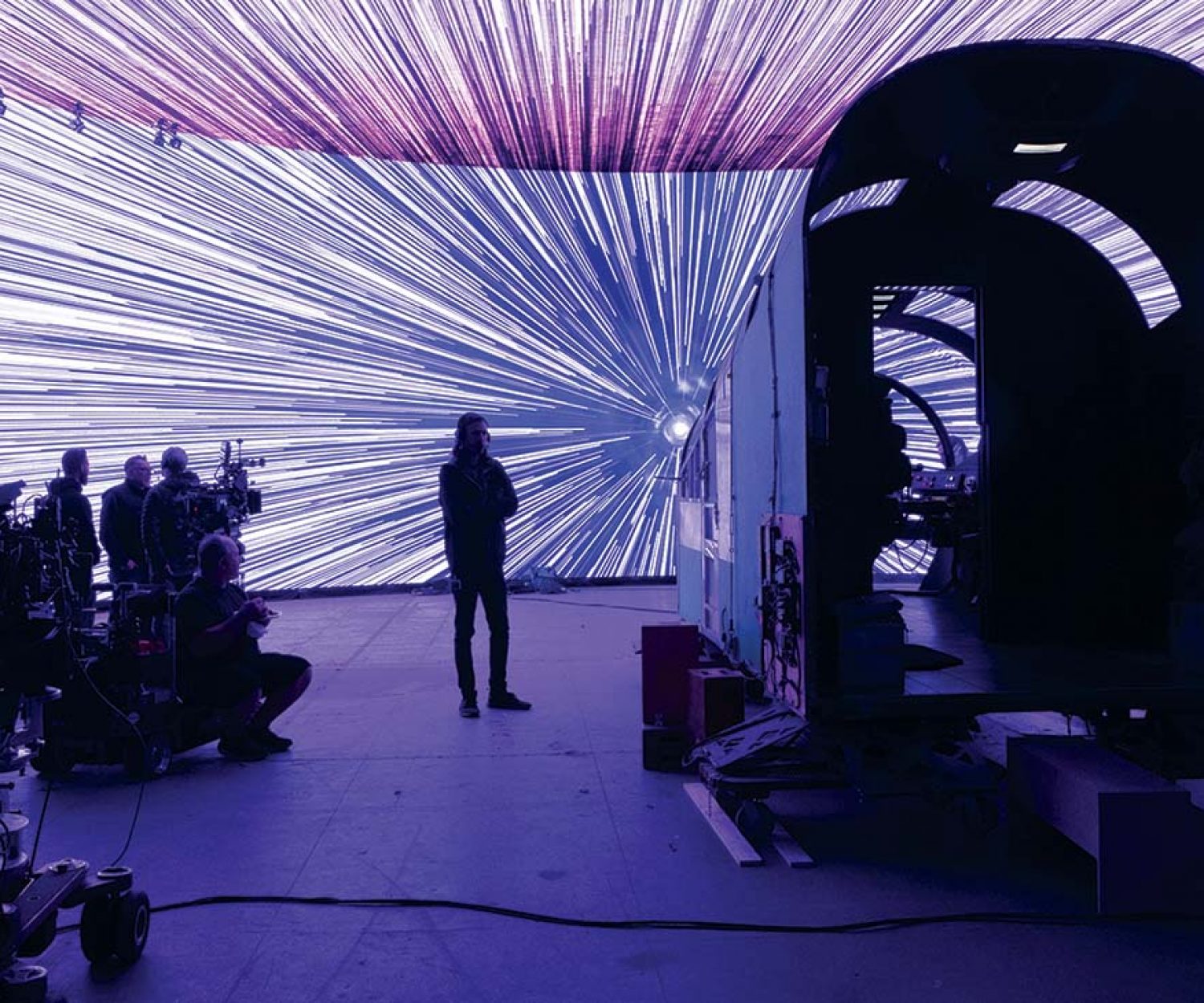 On the set of THE MANDALORIAN