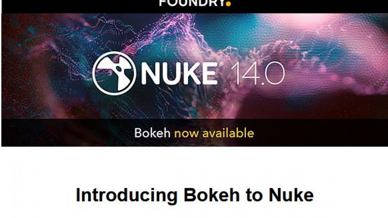 Foundry Nuke 14.0v2 is now available INDAC