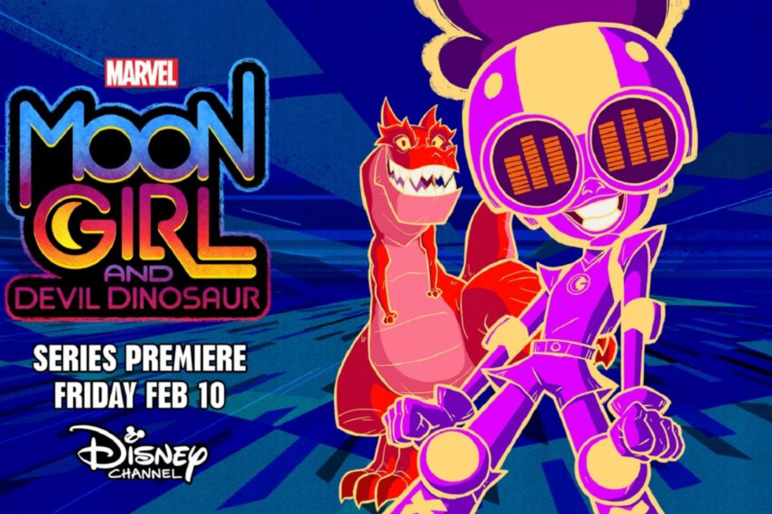 MARVEL'S MOON GIRL AND THE DEVIL DINOSAUR - Key Art. (Marvel)