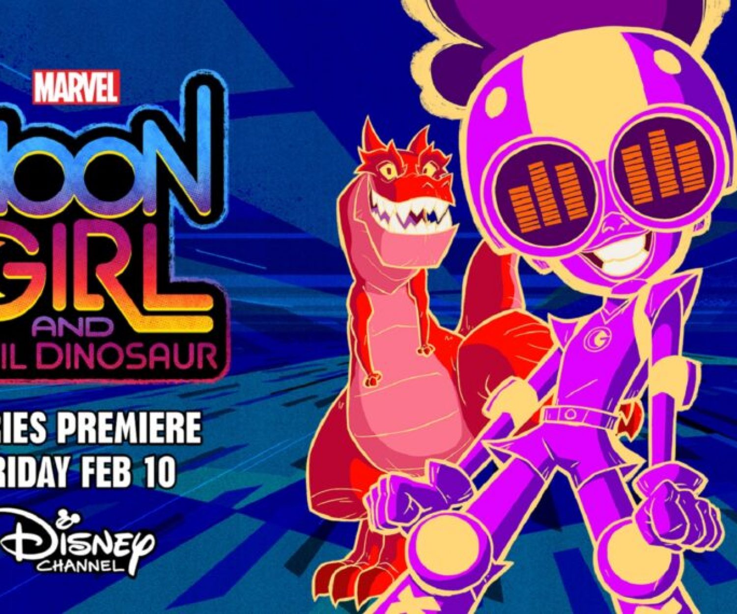 MARVEL'S MOON GIRL AND THE DEVIL DINOSAUR - Key Art. (Marvel)