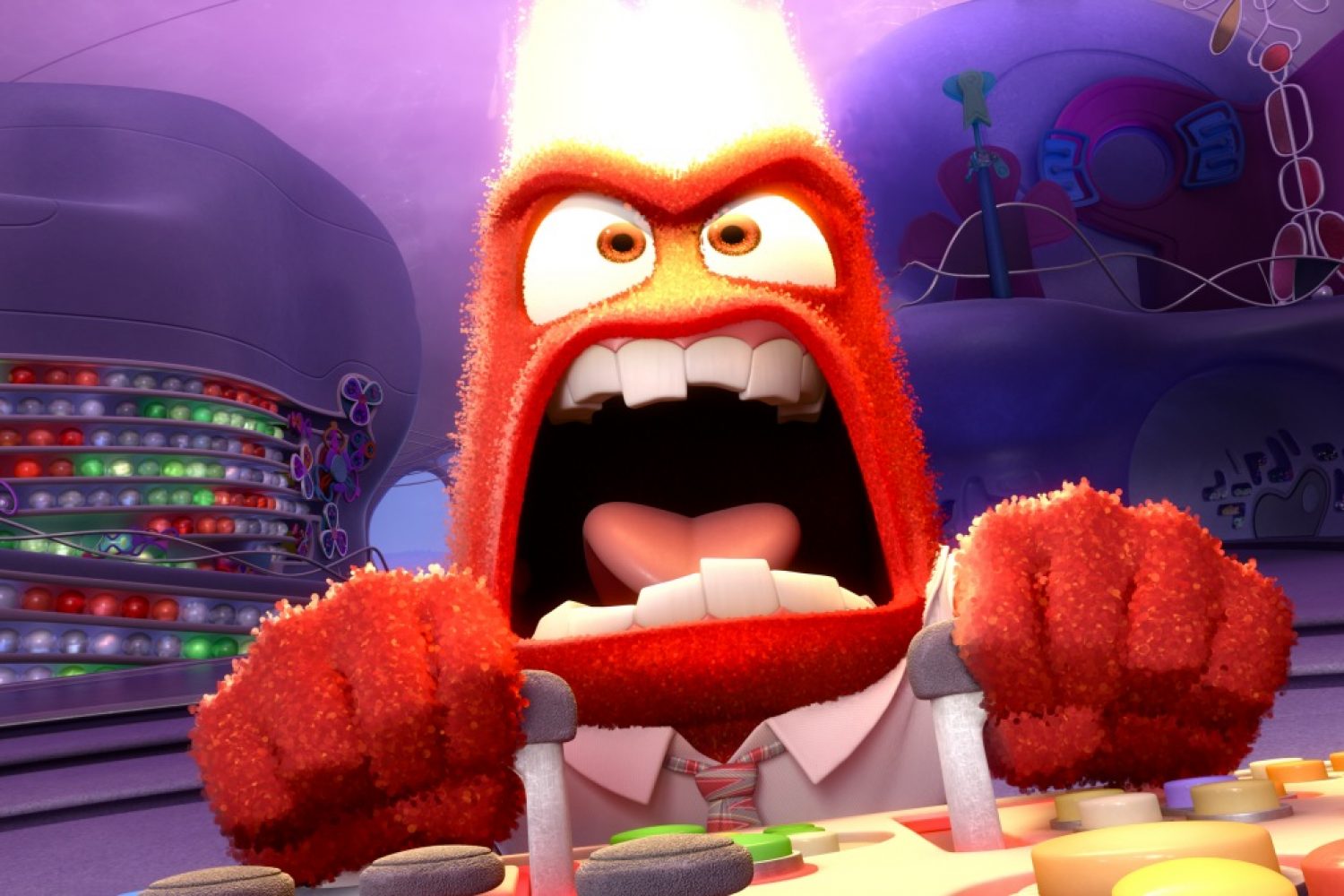 INSIDE OUT – Pictured: Anger. ©2015 Disney•Pixar. All Rights Reserved.